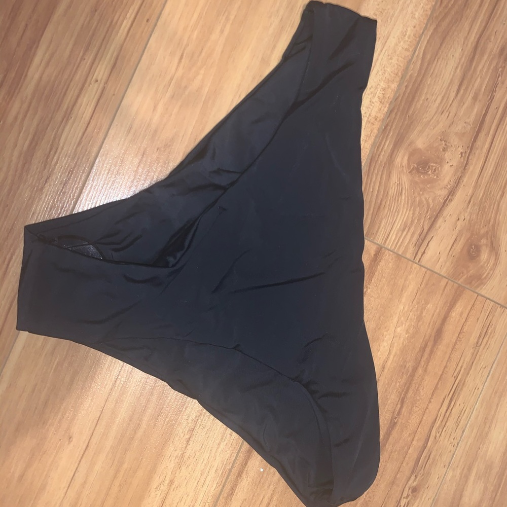 black SHEIN swimsuit bottoms